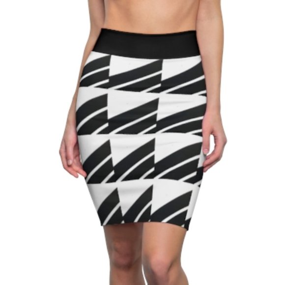 pattern skirt black - Picture 1 of 7